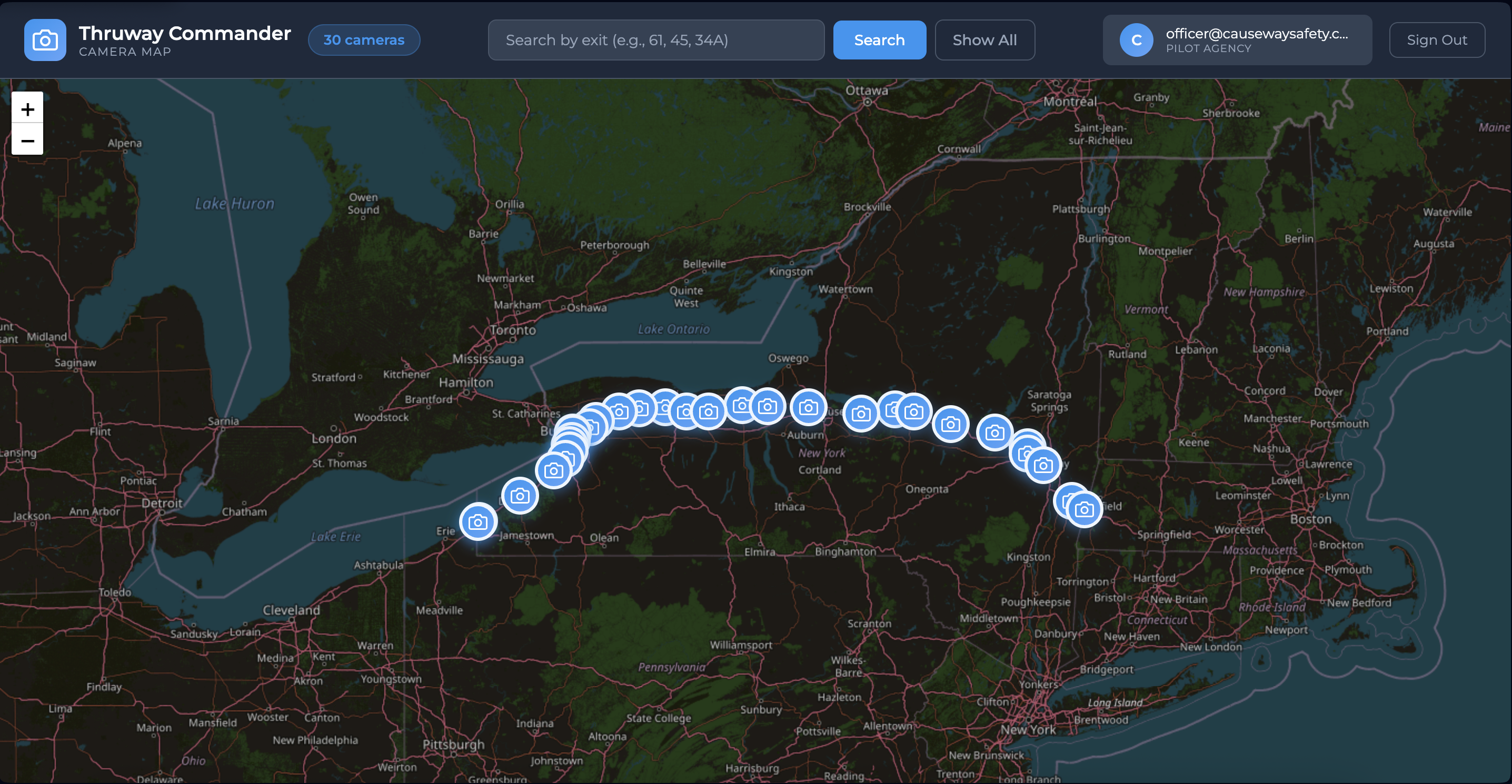 Every Mile Covered Highway Camera System